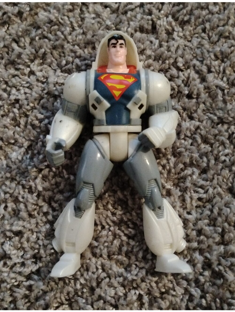 1996 DC Comics Superman Animated Series Armored Space Suit Figure Loose 5"